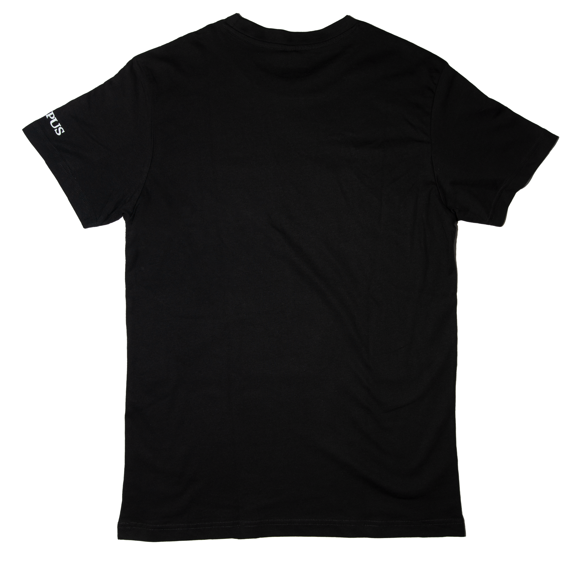  retro t-shirt nera Mountain con logo bianco